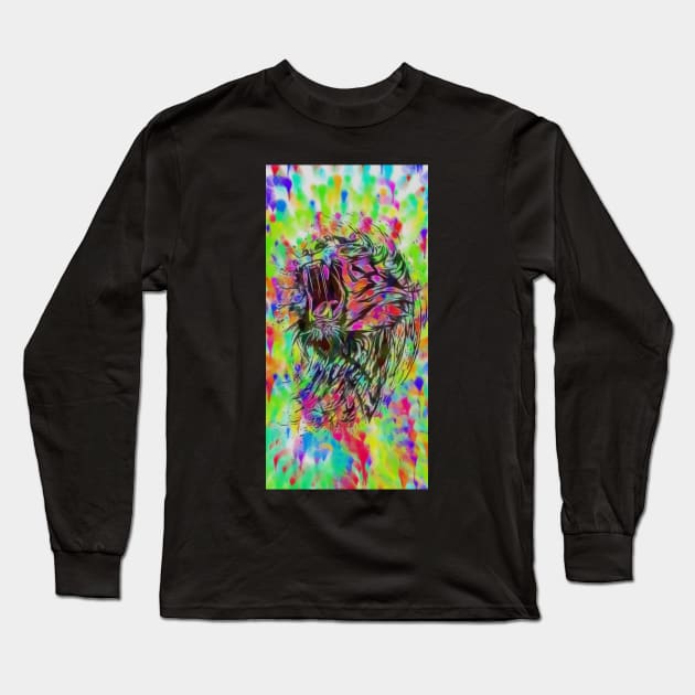 Watercolor Tiger Long Sleeve T-Shirt by ValinaMoonCreations